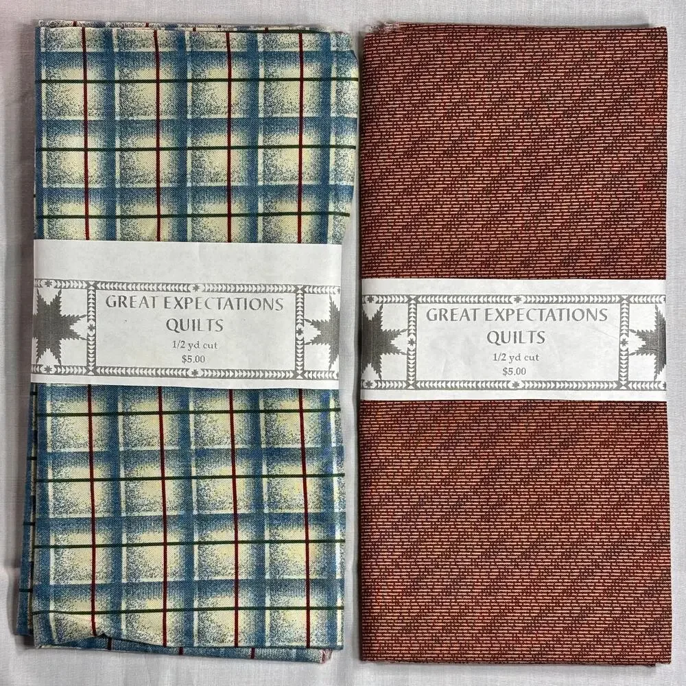 Vintage Great Expectations Fabric Lot 17 Coordinating Half Yard Cuts 8.5 Yards